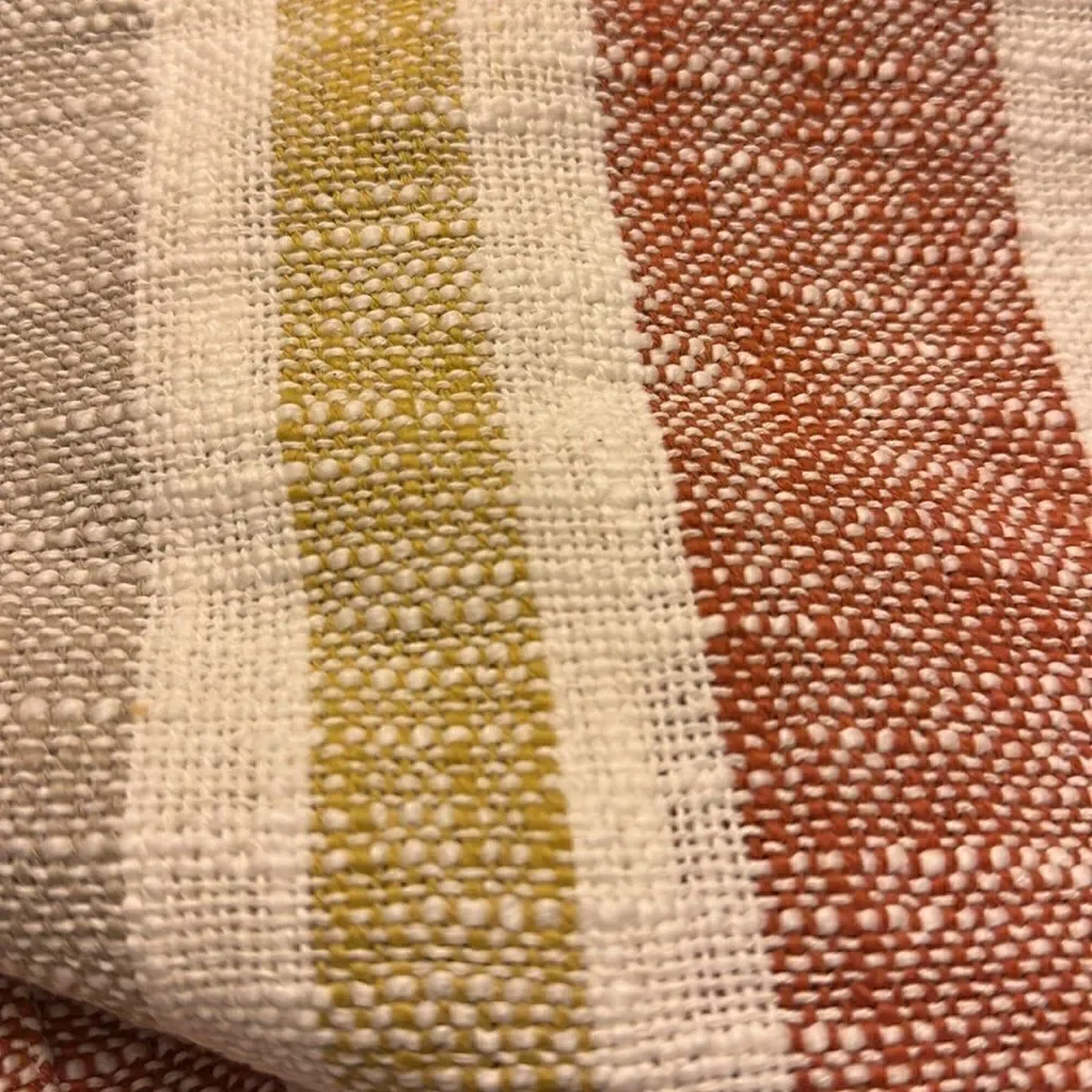 Thro by Marlo Lorenz Striped Boho Table Runner 16”x72”